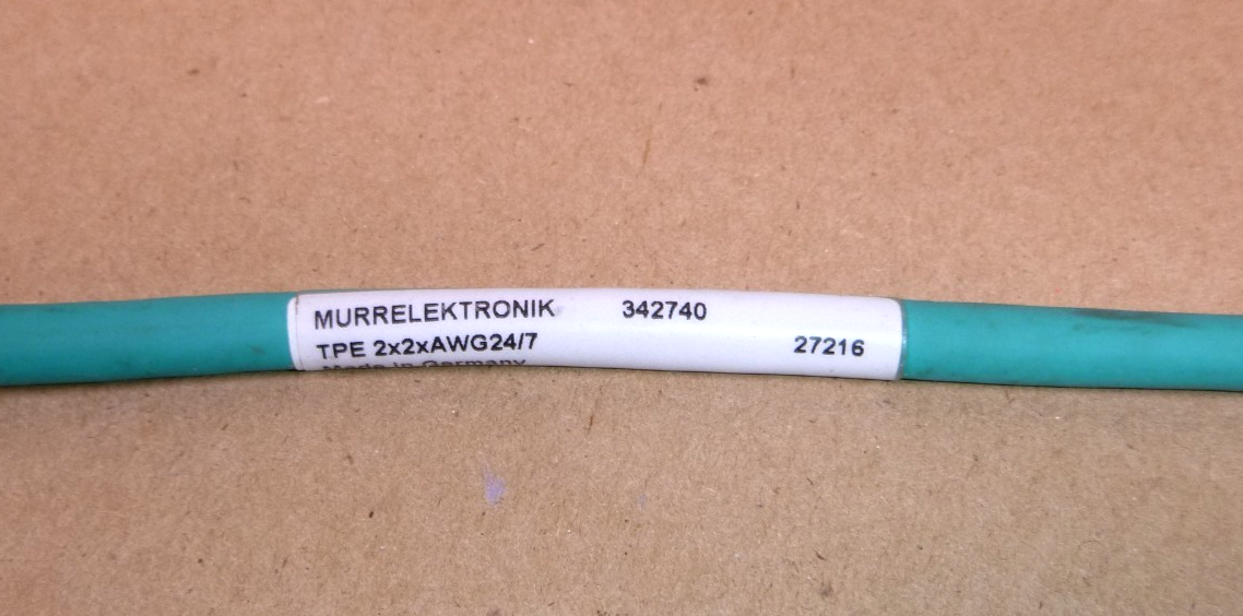 342740 MURR ELEKTRONIK M12 male 0°/ M12 female 0° TPE 2x2xAWG24 drag chain 0.15m | Electrical MRO Replacement Parts &amp; Components and Commercial Electrical Supplies Company