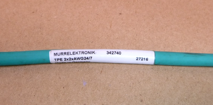 342740 MURR ELEKTRONIK M12 male 0°/ M12 female 0° TPE 2x2xAWG24 drag chain 0.15m | Electrical MRO Replacement Parts &amp; Components and Commercial Electrical Supplies Company