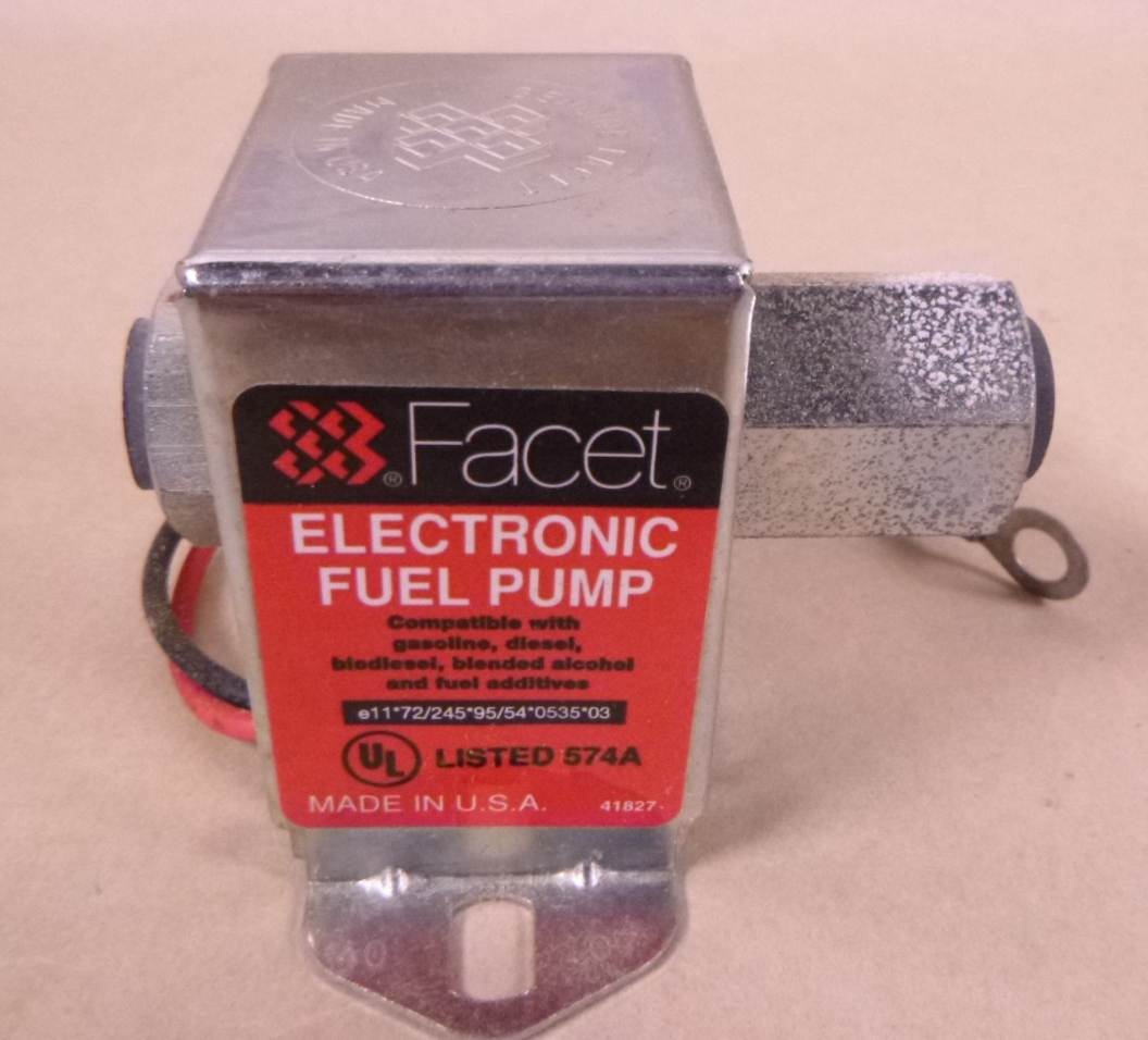 Genuine Facet 40107 Cube Electric Fuel Pump 12V , 610-1049 w/ Hardware OEM | Replacement Truck Parts, Trailer Accessories, Automobile Supplies, Car Parts &amp; Accessories