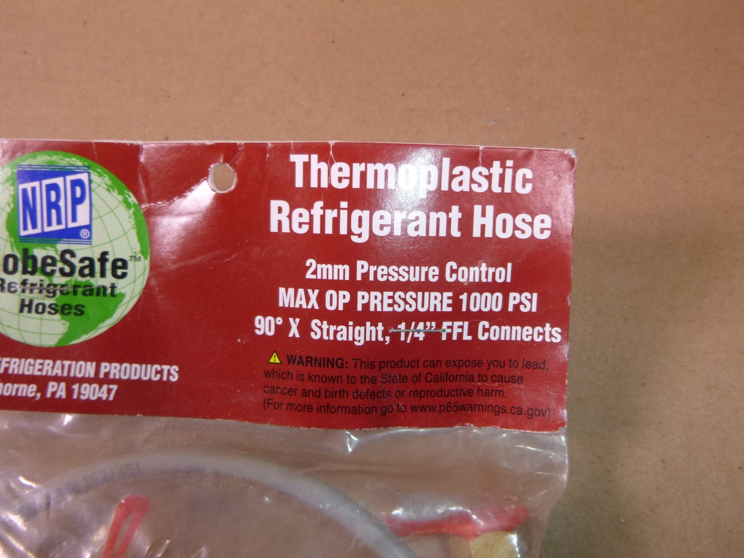 NTPH36 Thermoplastic Refrigerant Pressure Control Hose 1/4" Flare x 36" | Industrial MRO Replacement Parts, Manufacturing Machine Parts &amp; Components, Heavy Equipment Parts Supplier