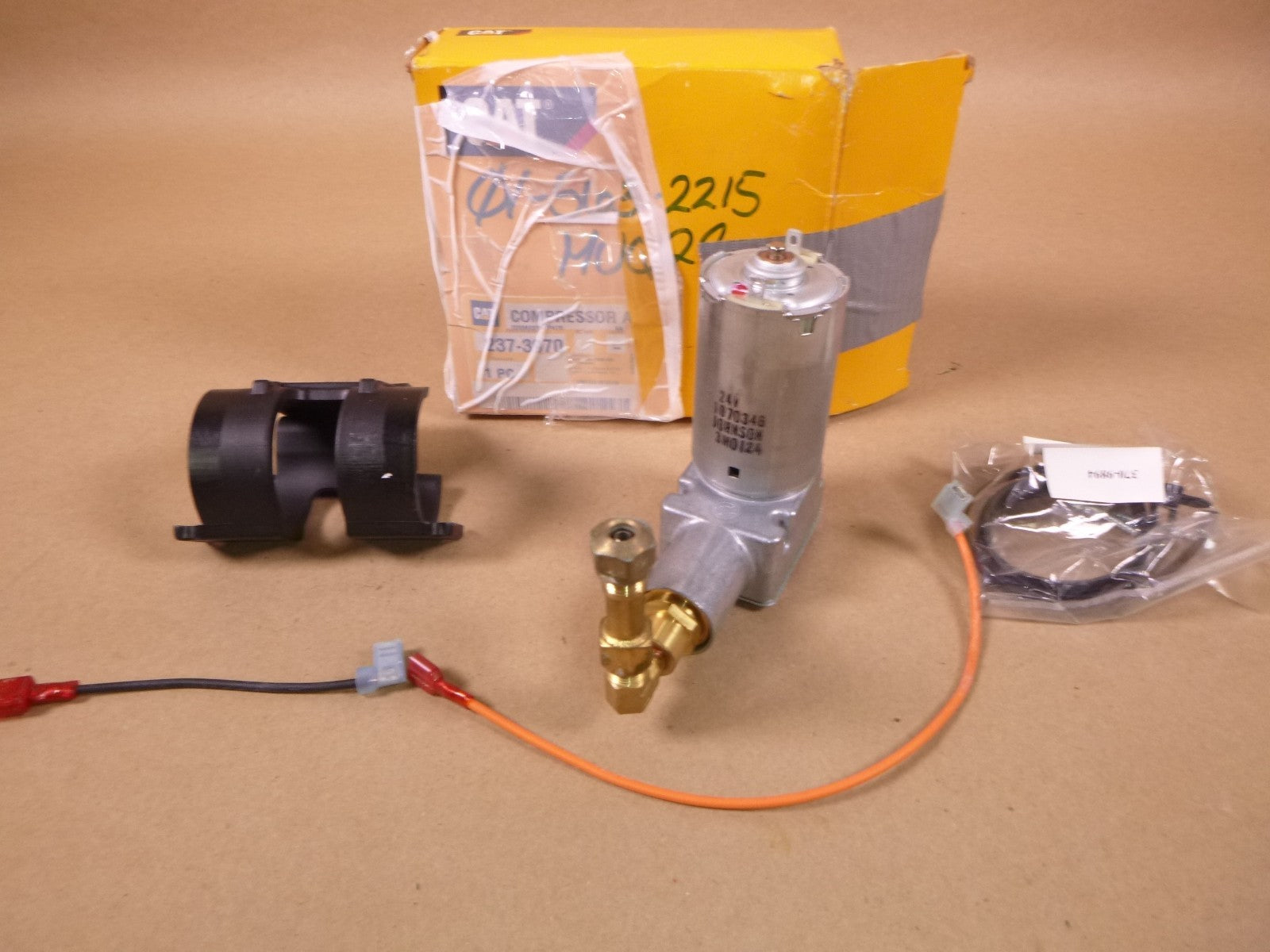 2373970 Genuine OEM Caterpillar 24 Volt Suspension Seat Air Compressor 237-3970 | Industrial Tractor Parts Supplier and Surplus Tractor Parts &amp; Accessories