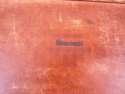 Starrett NO. 224 12-16" Anvil Outside Micrometer Set in Wood Case