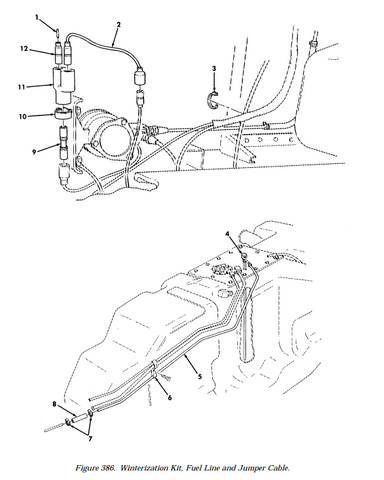 HMMWV M998 Winterization Kit Fuel Tank Supply Tube 4710-01-203-0615 12338548 | Genuine HMMWV Replacement Parts and Military Surplus Humvee Parts & Accessories