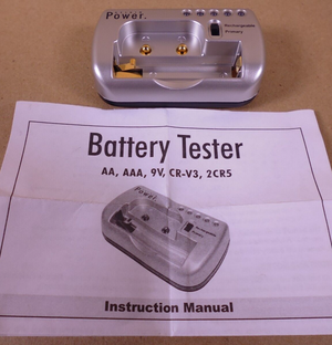 Delkin Devices DD/BATTEST MULTI RoHS AA/AAA 9V CR-V3 2CR5 Battery Power Tester