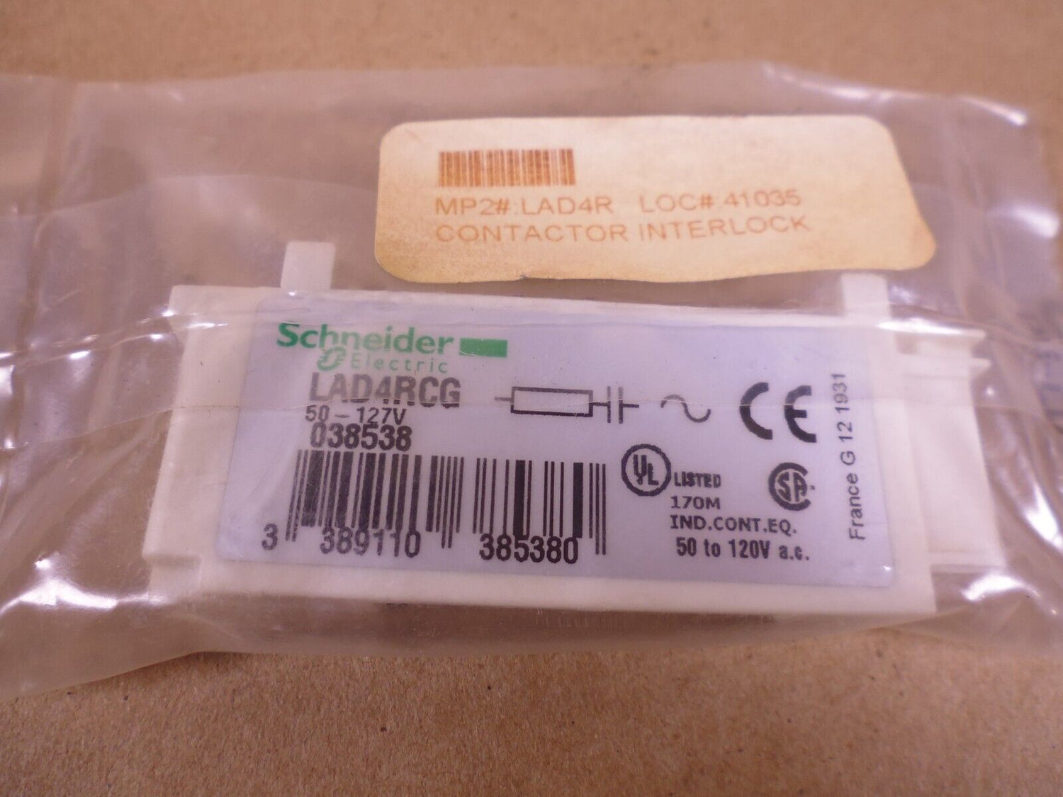 Schneider Electric LAD4RCG Suppressor Module RC Circuit, 50 VAC - 127 VAC | Electrical MRO Replacement Parts &amp; Components and Commercial Electrical Supplies Company