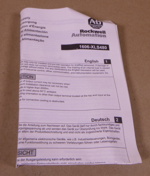 1606-XLS480F Allen Bradley Power Supply, SER A, 1-Phase, 48V, 10A, 480W | Electrical MRO Replacement Parts & Components and Commercial Electrical Supplies Company