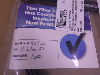 Camplex opticalCON LITE DUO Singlemode Fiber Optic Tactical Cable HF-OCL2S-0035 | Electrical MRO Replacement Parts &amp; Components and Commercial Electrical Supplies Company