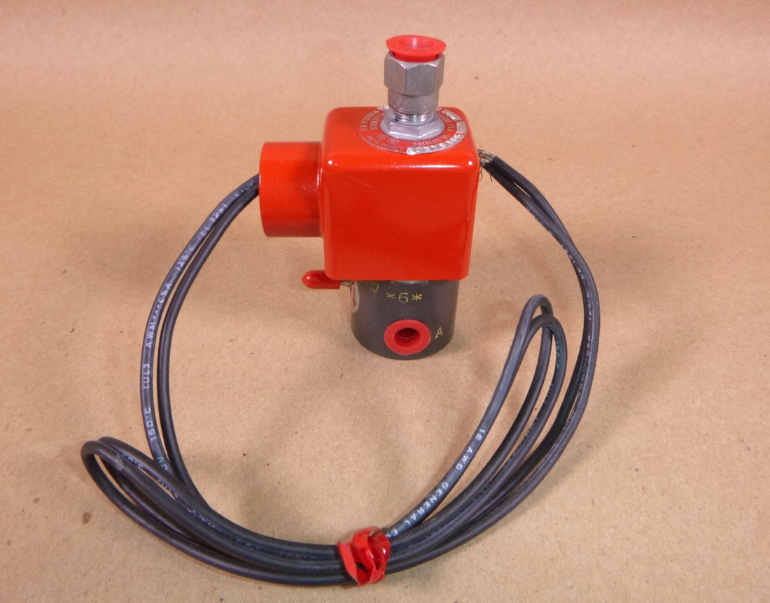 3-Way 120Volt 7Watt 125Psi N.O. Solenoid Valve 1/8 NPT Ports Allenair 30BY8A | Electrical MRO Replacement Parts &amp; Components and Commercial Electrical Supplies Company