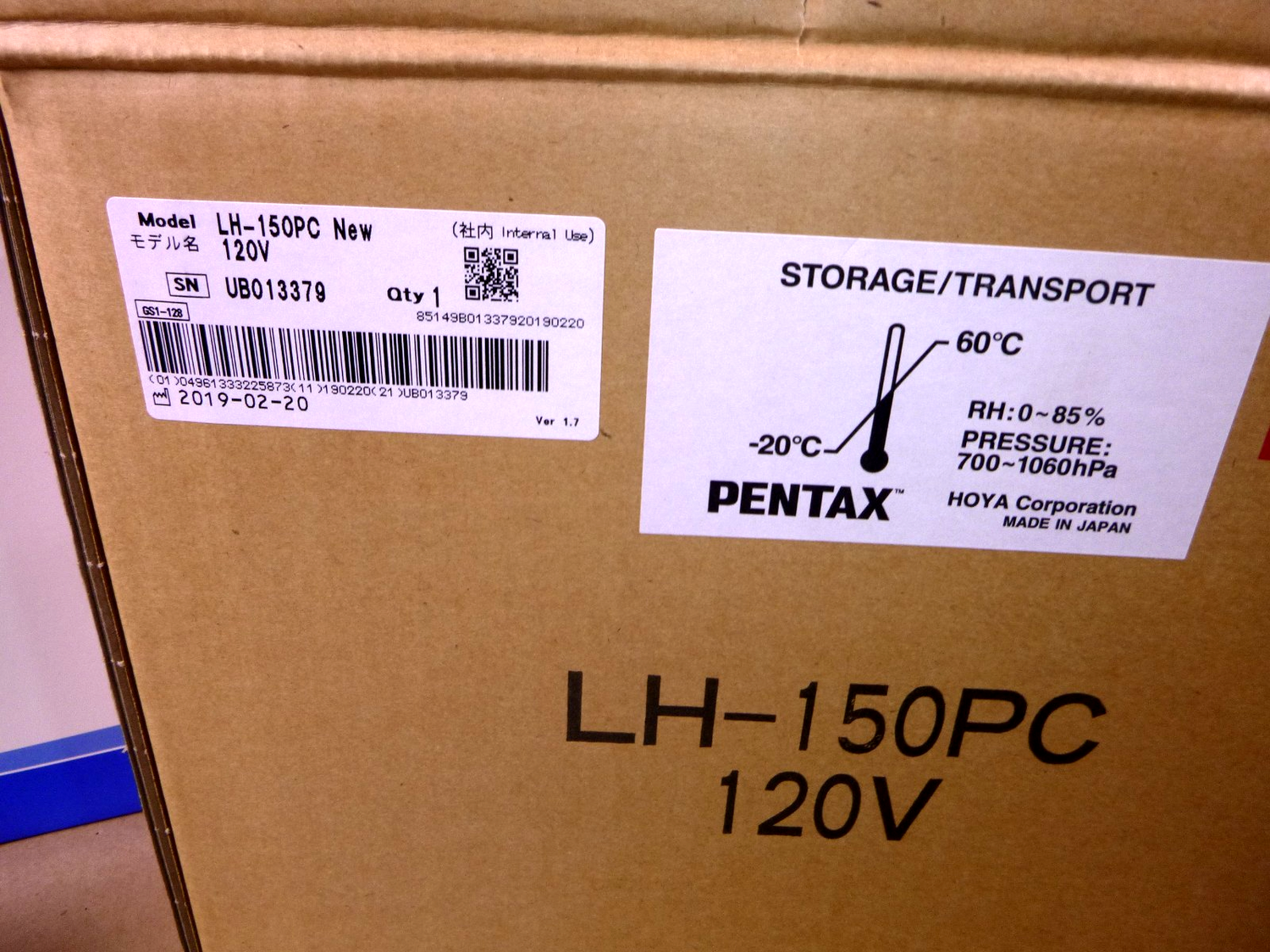 Pentax LH-150PC Halogen Light Source System With Accessories | Electrical MRO Replacement Parts &amp; Components and Commercial Electrical Supplies Company