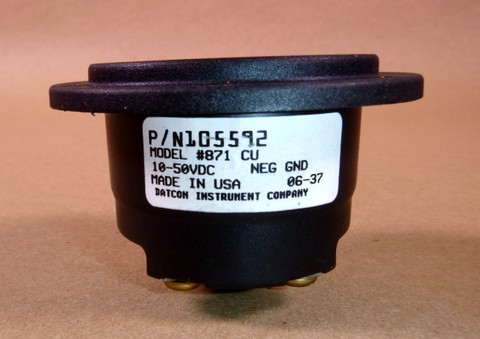 105592 - Datcon Hourmeter 9,999.9 Hours 52mm Surface Mount 10-50 Vdc USA | Replacement Truck Parts, Trailer Accessories, Automobile Supplies, Car Parts & Accessories