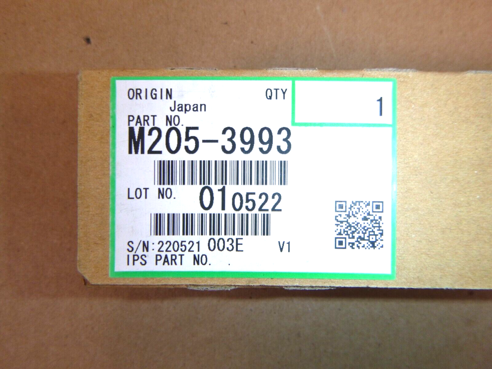 New Genuine Ricoh M2053993 Separation Pad Sub for use with Ricoh, Savin, Lanier | Industrial MRO Replacement Parts, Manufacturing Machine Parts &amp; Components, Heavy Equipment Parts Supplier
