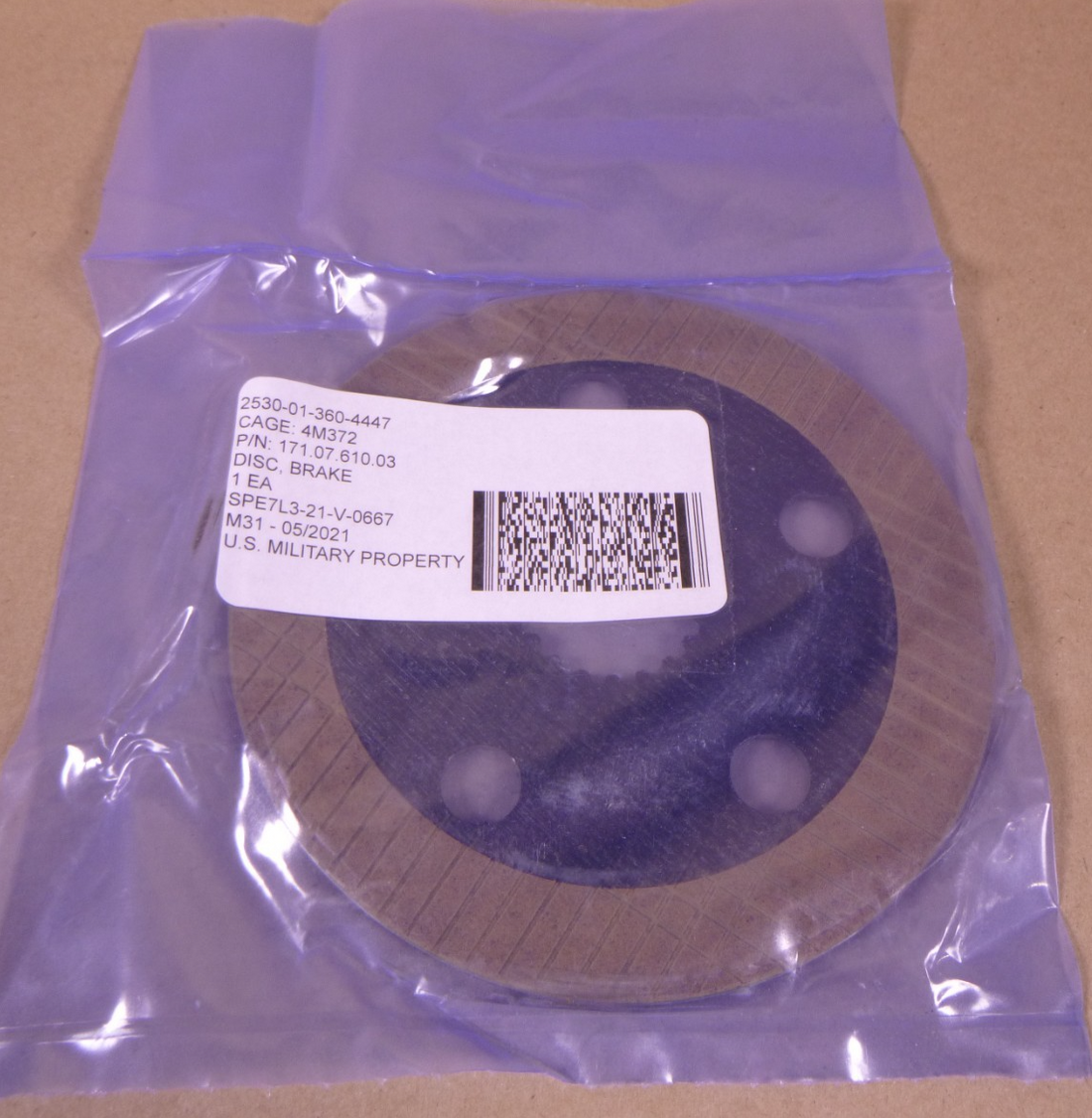 DANA Forklift Disc Brake 171.07.610.03 , 2530-01-360-4447 MHE-271 MHE-270 | Replacement Truck Parts, Trailer Accessories, Automobile Supplies, Car Parts &amp; Accessories