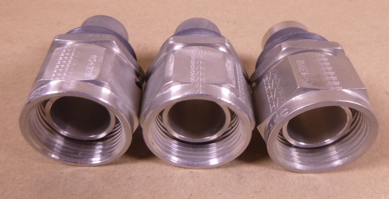 (3x) MS27386-16C Tube To Hose Straight Adapter , 4730-00-933-0713 | Industrial MRO Replacement Parts, Manufacturing Machine Parts &amp; Components, Heavy Equipment Parts Supplier