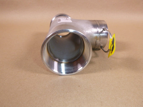 Seametrics (EF81T-S-200) EX800 Series 2" Flow Sensor Stainless Steel Tee Fitting