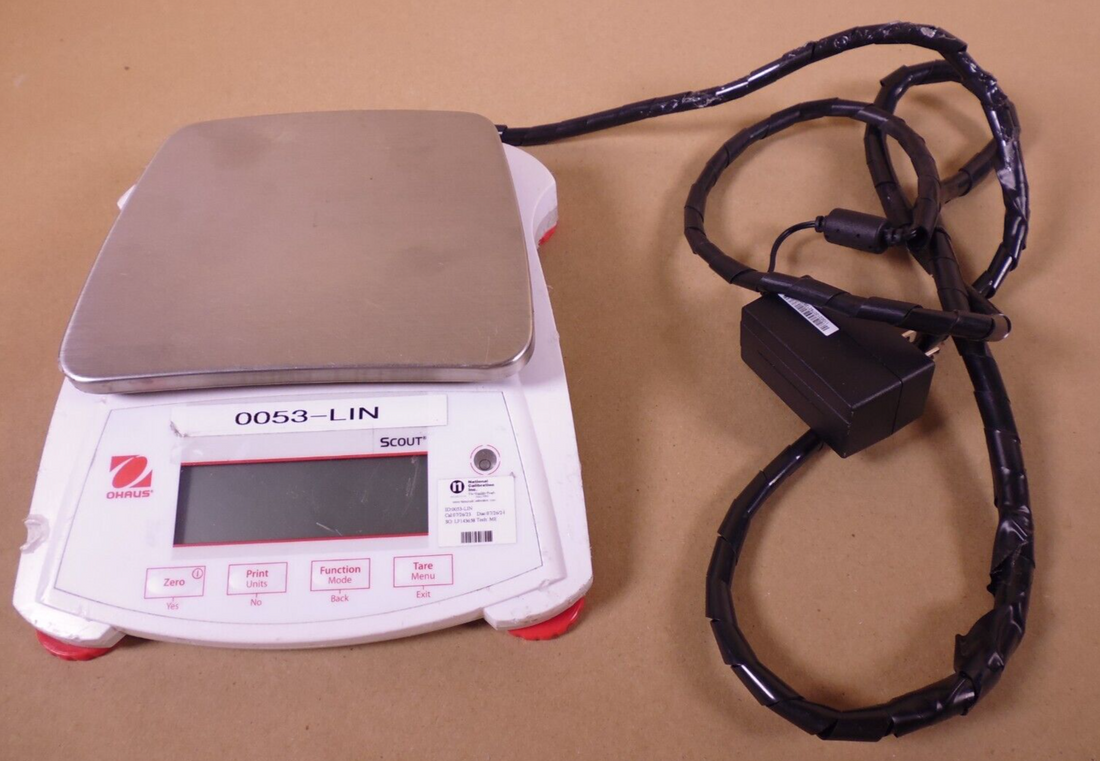 Ohaus SPX621 Balance Compact Portable Scale, (620g Capacity, 0.1g) *CALIBRATED* | Industrial MRO Tools and Replacement Industrial Equipment Components