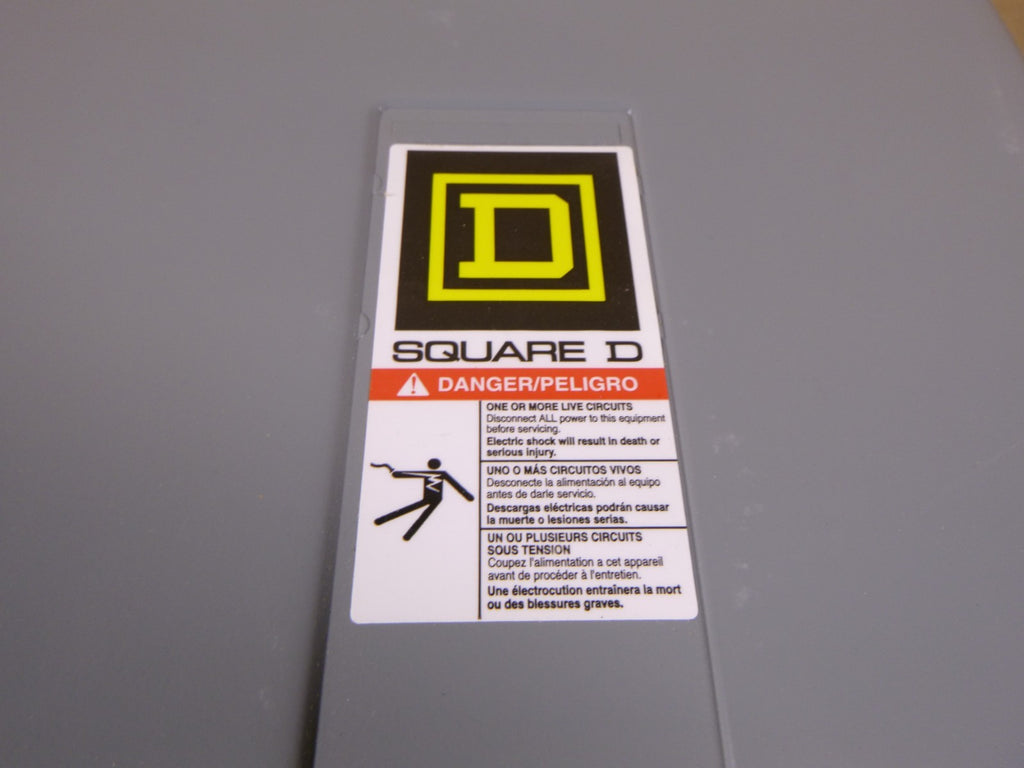 Square D 8536SEG1S Nema Size 3 50HP 600V 120V Coil Motor Starter Enclosure