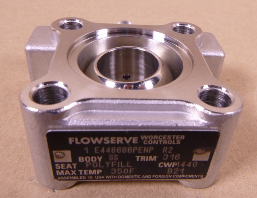 Flowserve Worcester Controls E446666PENP 1'' Ball Valve SS | Industrial MRO Replacement Parts, Manufacturing Machine Parts & Components, Heavy Equipment Parts Supplier