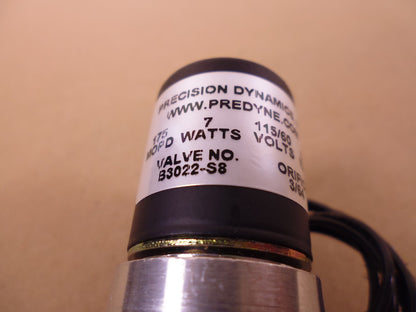 Bimba 041-LSC w/ Precision Dynamics Valve B3022-S8 | Electrical MRO Replacement Parts &amp; Components and Commercial Electrical Supplies Company