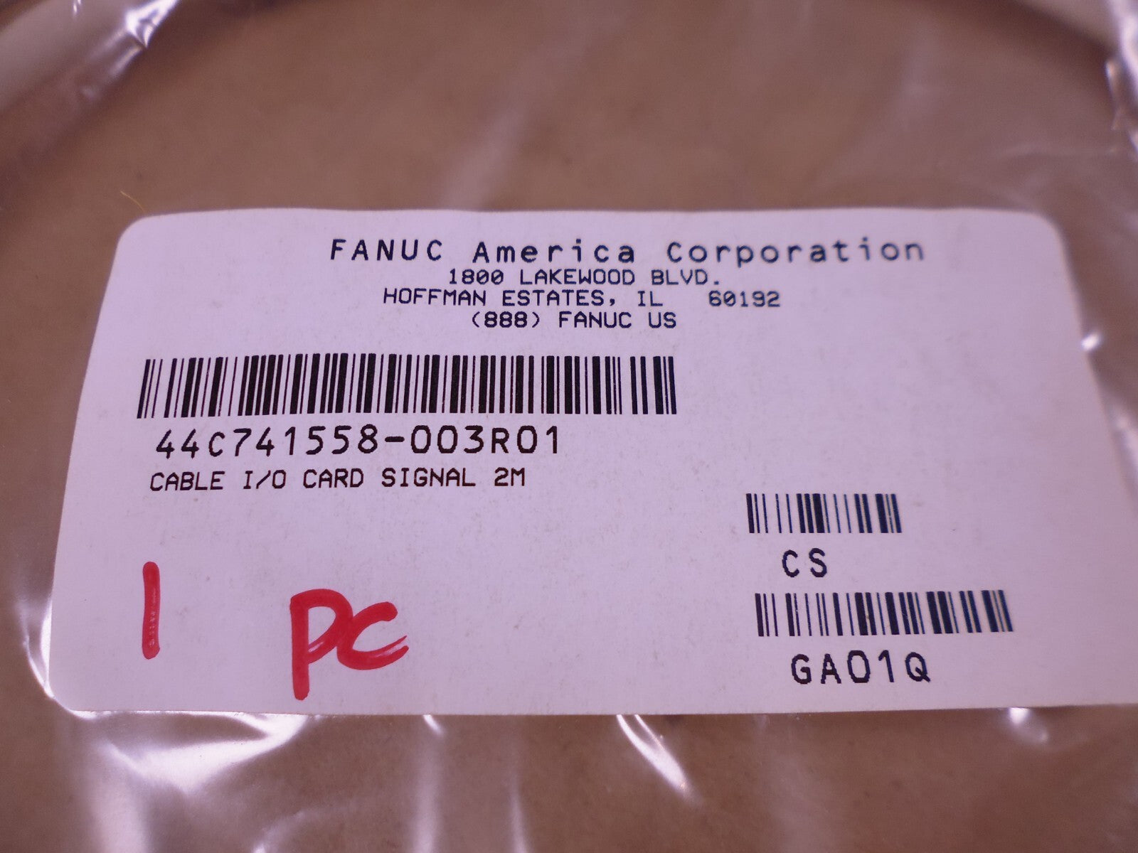 NEW Fanuc 44C741558-003R01 I/O Card Signal Cable 2M | Electrical MRO Replacement Parts &amp; Components and Commercial Electrical Supplies Company