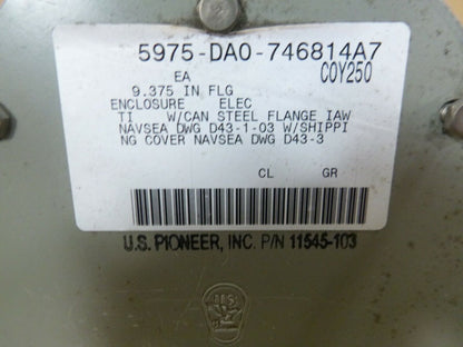 U.S. Navy Octagonal Electrical Junction Box 9-3/8" x 4-1/2" Deep 11545-103 | Industrial MRO Replacement Parts, Manufacturing Machine Parts &amp; Components, Heavy Equipment Parts Supplier
