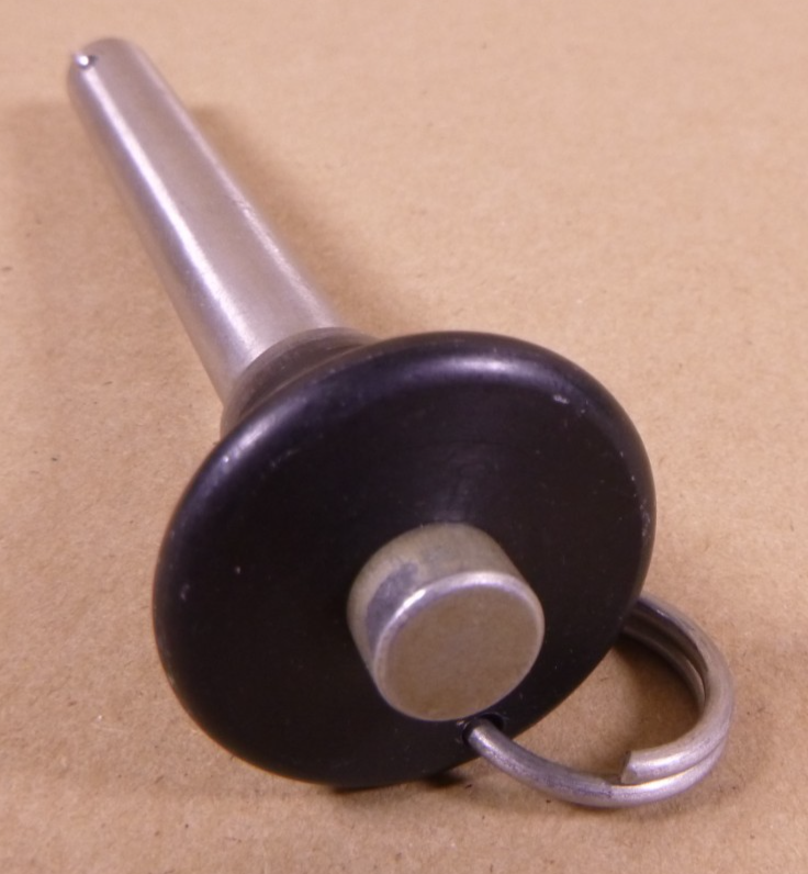 1/2" x 3-1/2" Grip 17-4 Stanless Steel Ball Lock Quick Release Pin MS17984C835 | Industrial Replacement Nuts &amp; Bolts Distributor and Machinery Screws &amp; Fasteners Supply