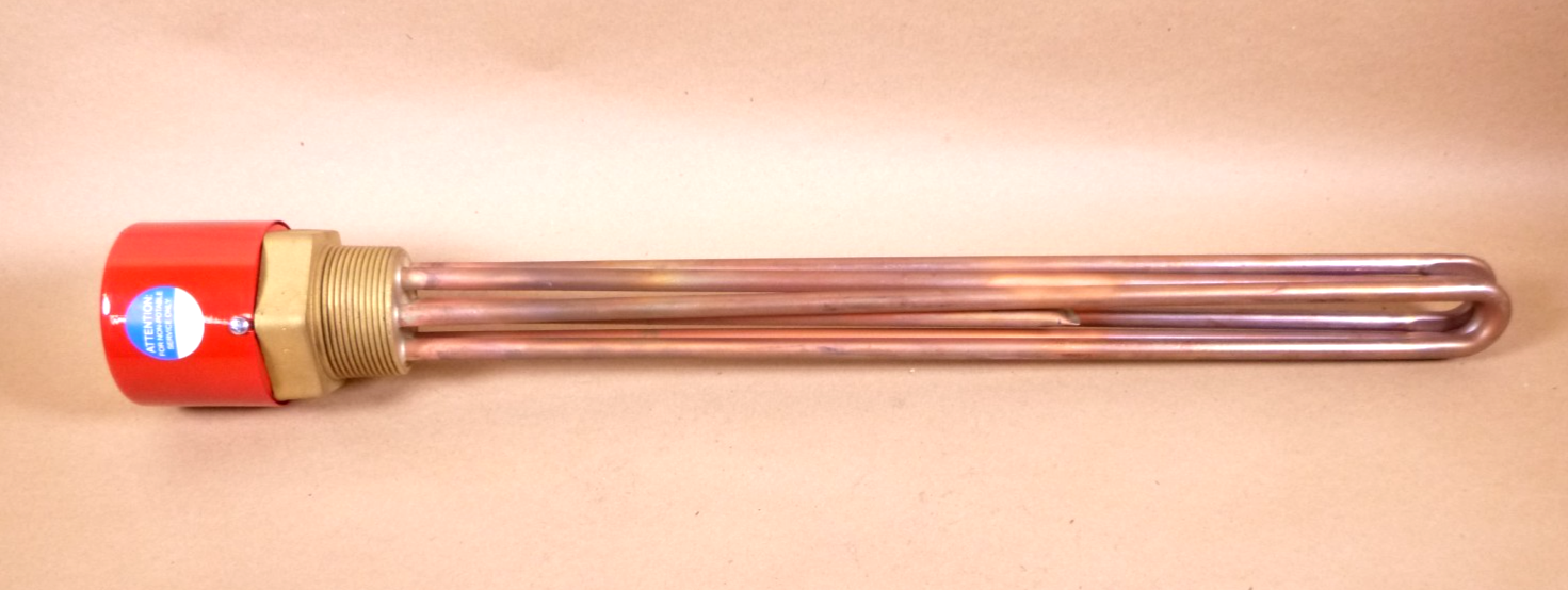 Chromalox 3 Element 9 KW, 480 Volt, 3 Ph, 25" Immersion Heater Copper Pipe Plug | Electrical MRO Replacement Parts &amp; Components and Commercial Electrical Supplies Company