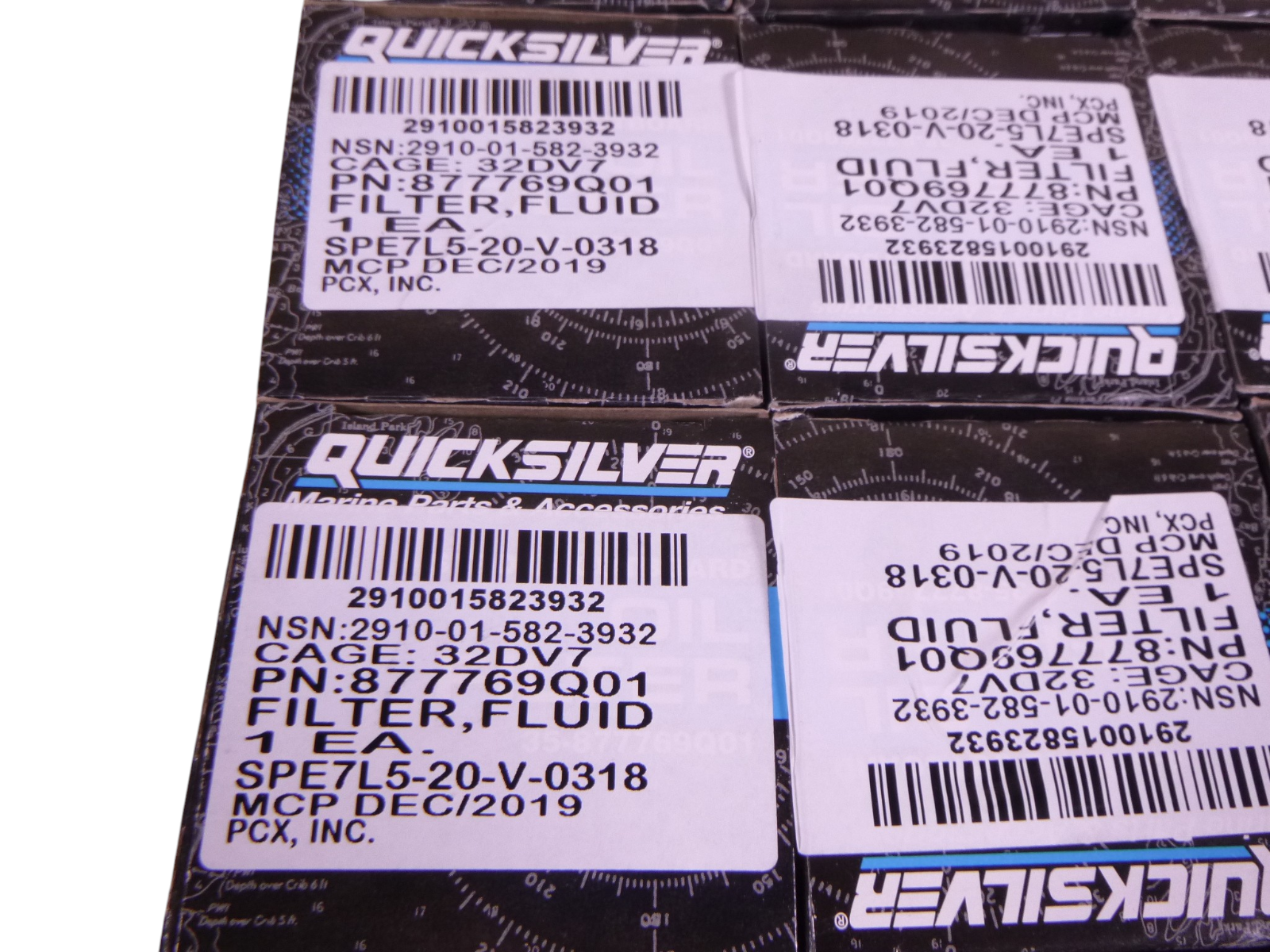 (12 Pack) Quicksilver 35-877769Q01 OEM Oil Filter Verado 200-400HP 4-Stroke