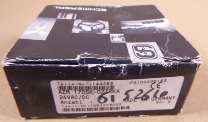 AZM 170SK-02ZRKA Schmersal Safety Switch 1144263, 24VAC/DC, 1054223000 | Electrical MRO Replacement Parts &amp; Components and Commercial Electrical Supplies Company