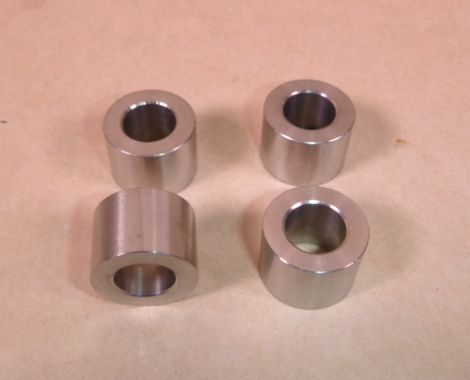1/2" ID x 7/8" OD x 5/8" Tall Stainless Steel Standoff Spacer Bushing (4 Pcs) | Industrial Replacement Nuts &amp; Bolts Distributor and Machinery Screws &amp; Fasteners Supply
