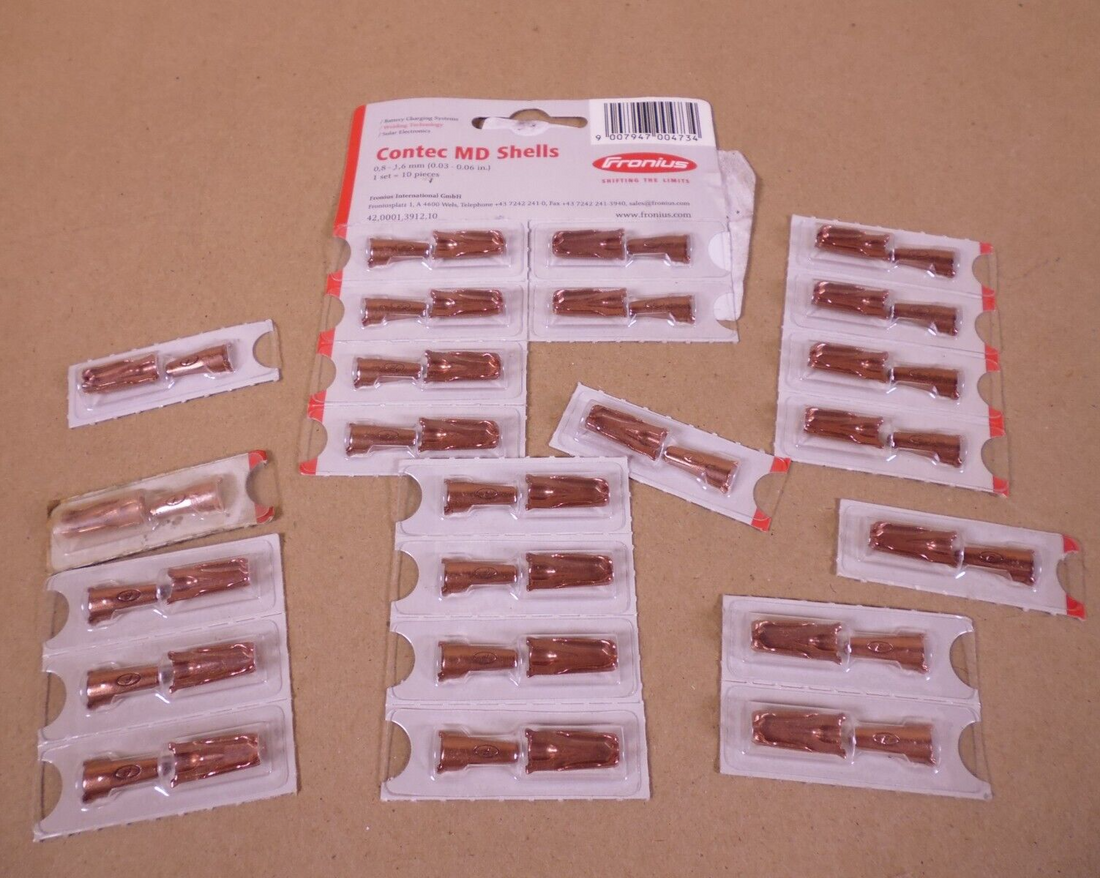 (Lot of 23) Fronius Contec MD Shells 42,0001,3912,10 0,8-1,6mm (0.03-0.06 in.) | Industrial MRO Replacement Parts, Manufacturing Machine Parts &amp; Components, Heavy Equipment Parts Supplier