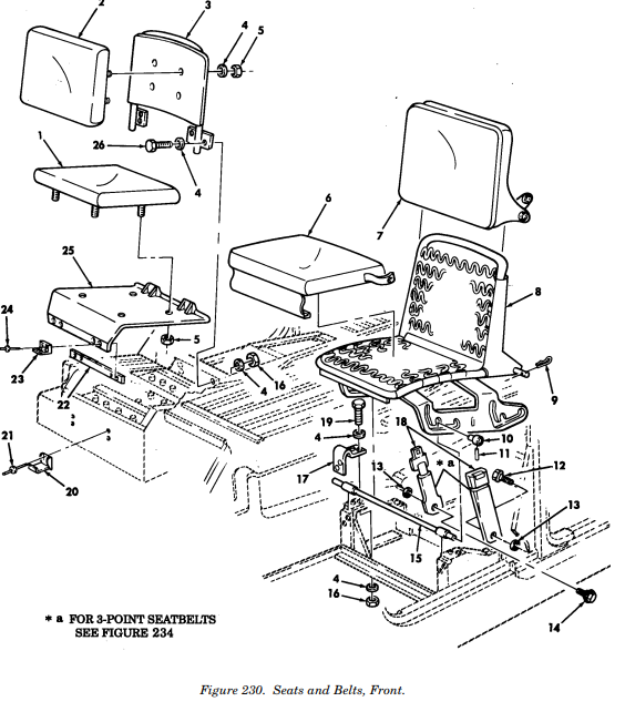 Passenger & Rear Seat Bottom Cushion HMMWV 12342068 , 2540-01-314-7834 | Genuine HMMWV Replacement Parts and Military Surplus Humvee Parts & Accessories