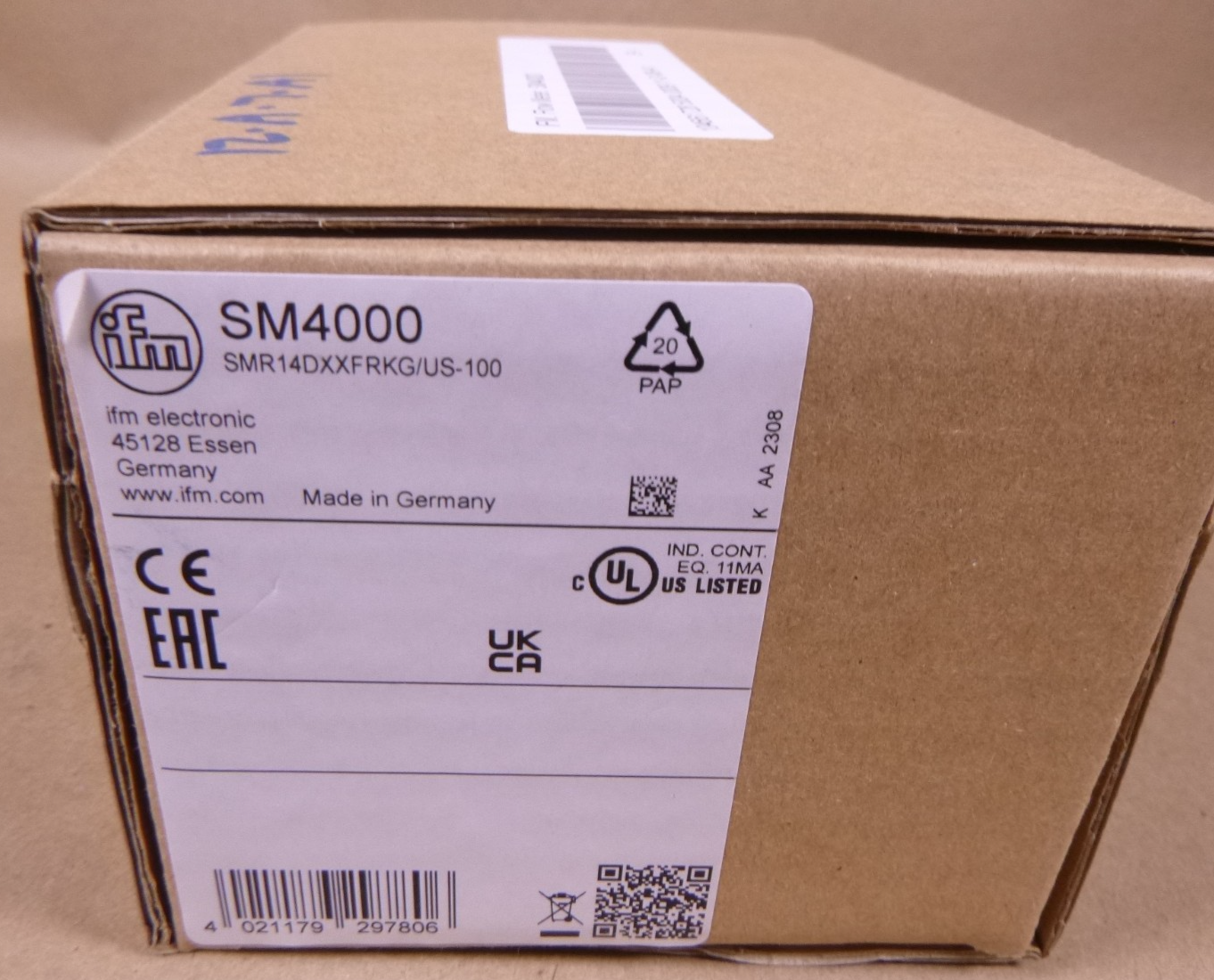 IFM SM4000 Magnetic-Inductive Flow Meter Sensor , 5 - 3000 ml/min | Electrical MRO Replacement Parts &amp; Components and Commercial Electrical Supplies Company