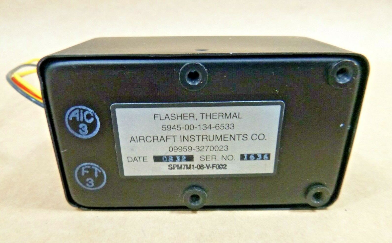 USGI Military 28V Instruments Thermal Flasher 3270023, 5945-00-134-6533 | Electrical MRO Replacement Parts &amp; Components and Commercial Electrical Supplies Company