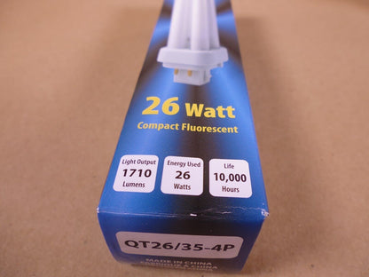 LOT OF 10 NEW EIKO QT26/35-4P 26W G24q-3 3500K Quad-Tube CFL Lamp Light Bulb | Electrical MRO Replacement Parts &amp; Components and Commercial Electrical Supplies Company
