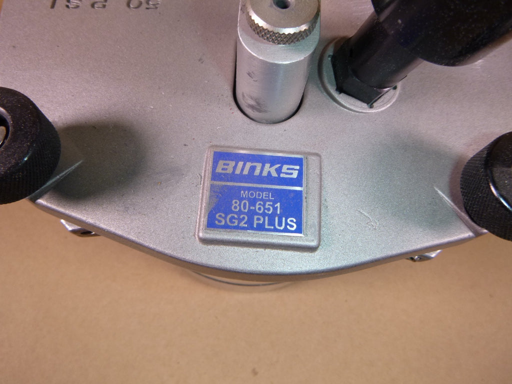 USED Binks SG2 Plus Pressure Cup Model 80-651 With Gast Rotary Agitator 2 Quart | Industrial MRO Replacement Parts, Manufacturing Machine Parts & Components, Heavy Equipment Parts Supplier