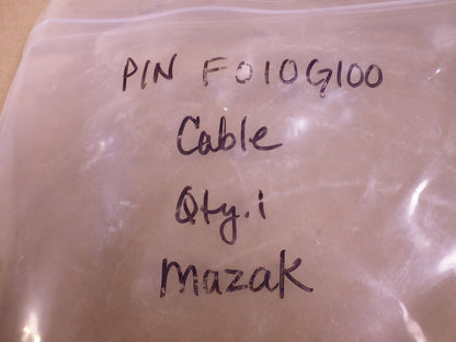 Mazak F010G100 Cable For 400 / 450 Series Lathe | Electrical MRO Replacement Parts &amp; Components and Commercial Electrical Supplies Company