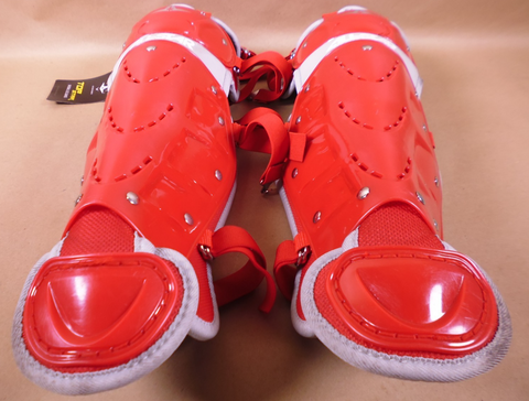 Allstar Top Star LG-TS Catcher's Leg Guards 13.5" (Age 9-12) Red , LG-TS-912 | Industrial MRO Tools and Replacement Industrial Equipment Components