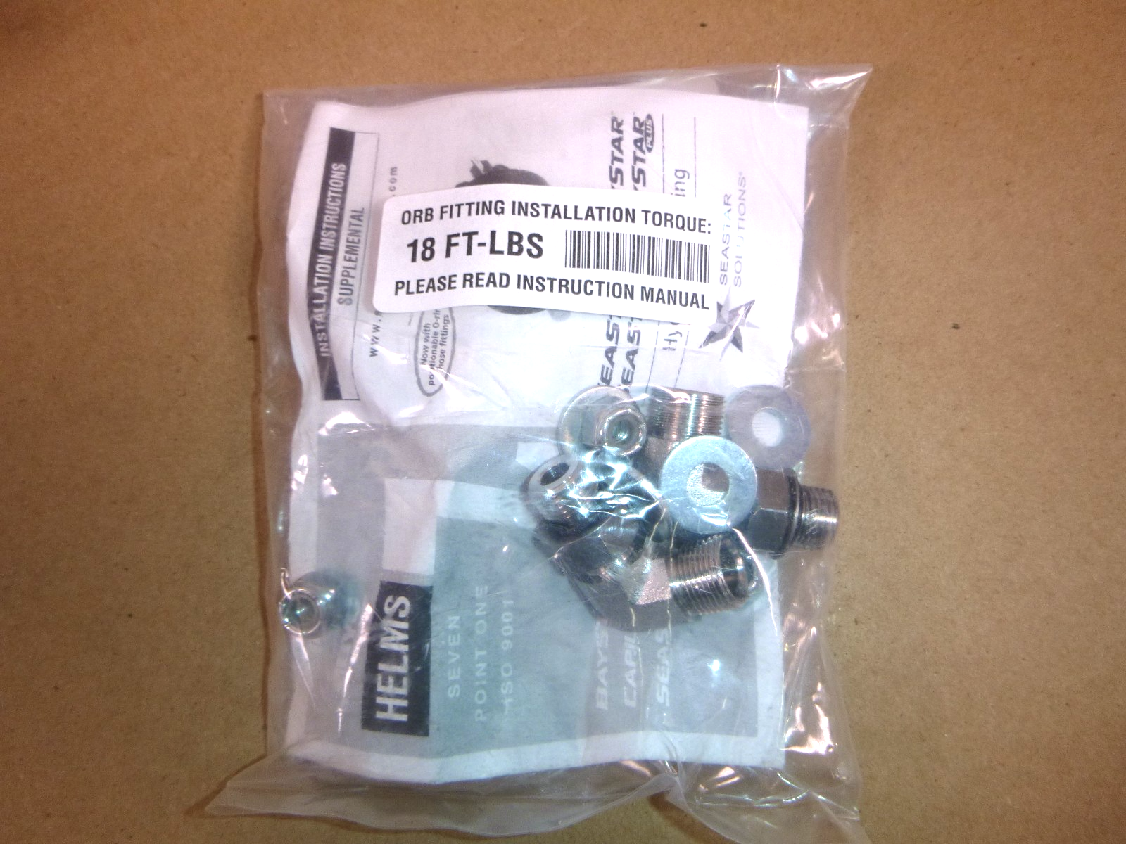 Genuine OEM HH5272-3 SeaStar Front Mount 2.4 cu In Hydraulic Marine Helm Pump