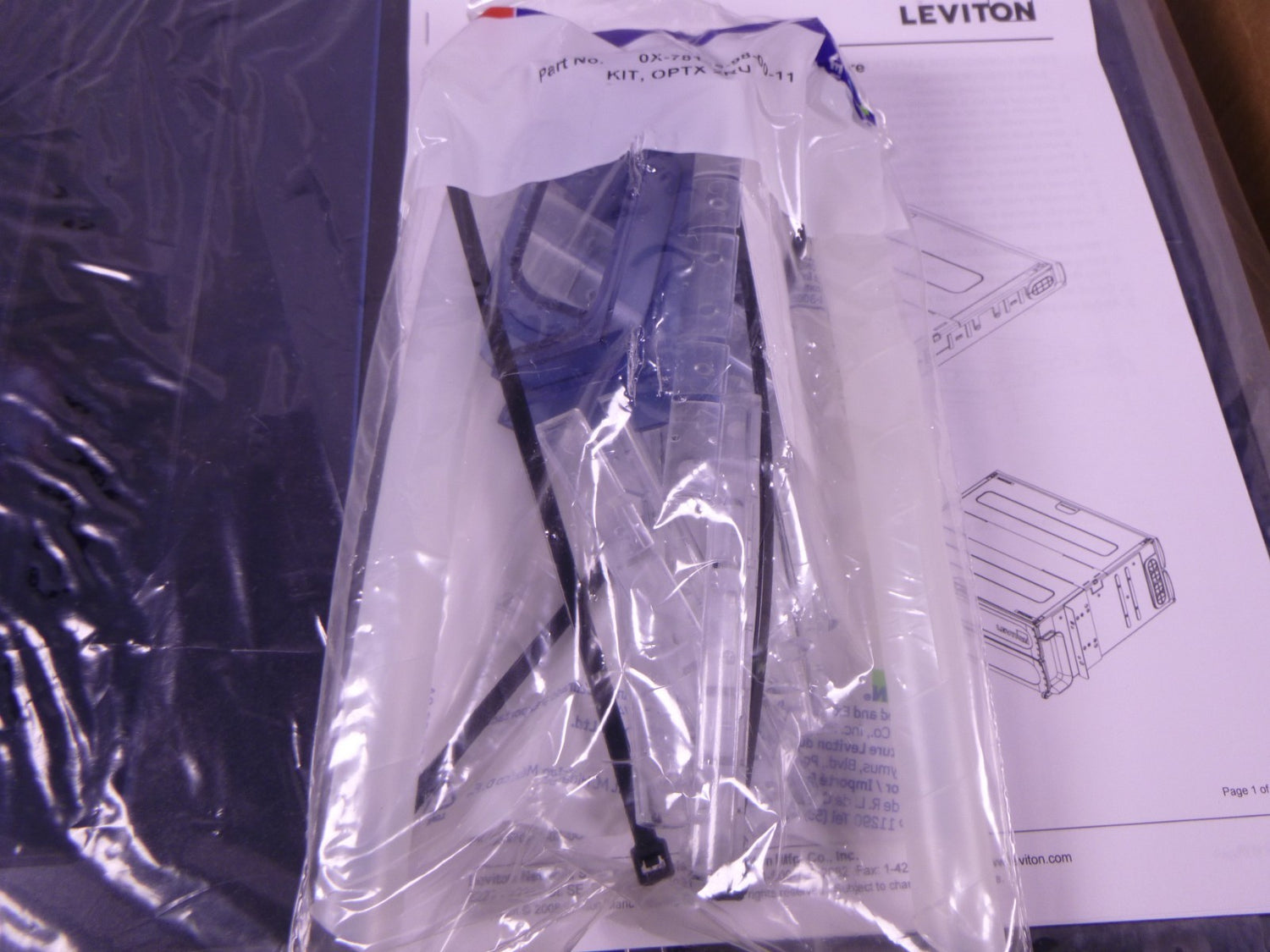 011-5R2UH-S06 Leviton OPT-X 2000i SDX 2RU Enclosure Tray , 5R2UH-S06 | Electrical MRO Replacement Parts &amp; Components and Commercial Electrical Supplies Company
