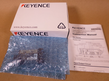 Keyence PX-10CP Photoelectric Sensor Amplifier Unit, 4 Pin Connector , PNP | Electrical MRO Replacement Parts &amp; Components and Commercial Electrical Supplies Company