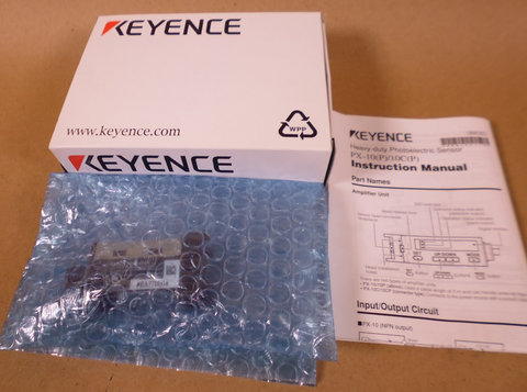 Keyence PX-10CP Photoelectric Sensor Amplifier Unit, 4 Pin Connector , PNP | Electrical MRO Replacement Parts & Components and Commercial Electrical Supplies Company