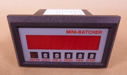 USED KEP Kessler-Ellis Mini-Batcher 6-Digit LED Flow Batcher MR2B3 220VAC 6.5VA | Electrical MRO Replacement Parts &amp; Components and Commercial Electrical Supplies Company