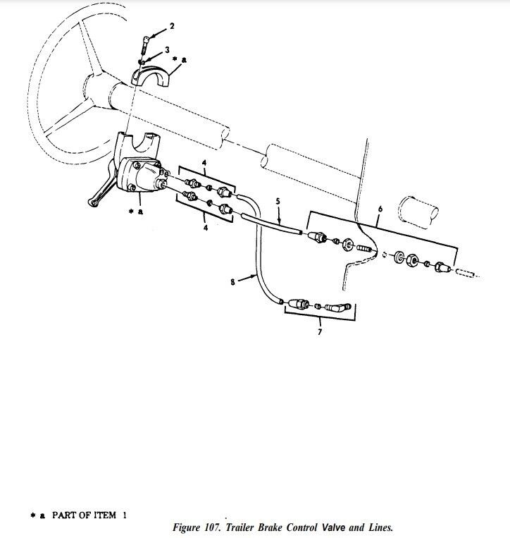 Bendix 215748 Trailer Brake Control Valve M44A1 M44A2 , 229666 , 224181 , TC-2 | Replacement Truck Parts, Trailer Accessories, Automobile Supplies, Car Parts &amp; Accessories