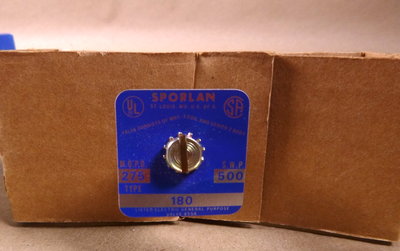 Sporlan 180, 3 Way Pilot Control Valve, 1/4" SAE Flare, Less Coil, M.O.P.D. 275 | Electrical MRO Replacement Parts &amp; Components and Commercial Electrical Supplies Company