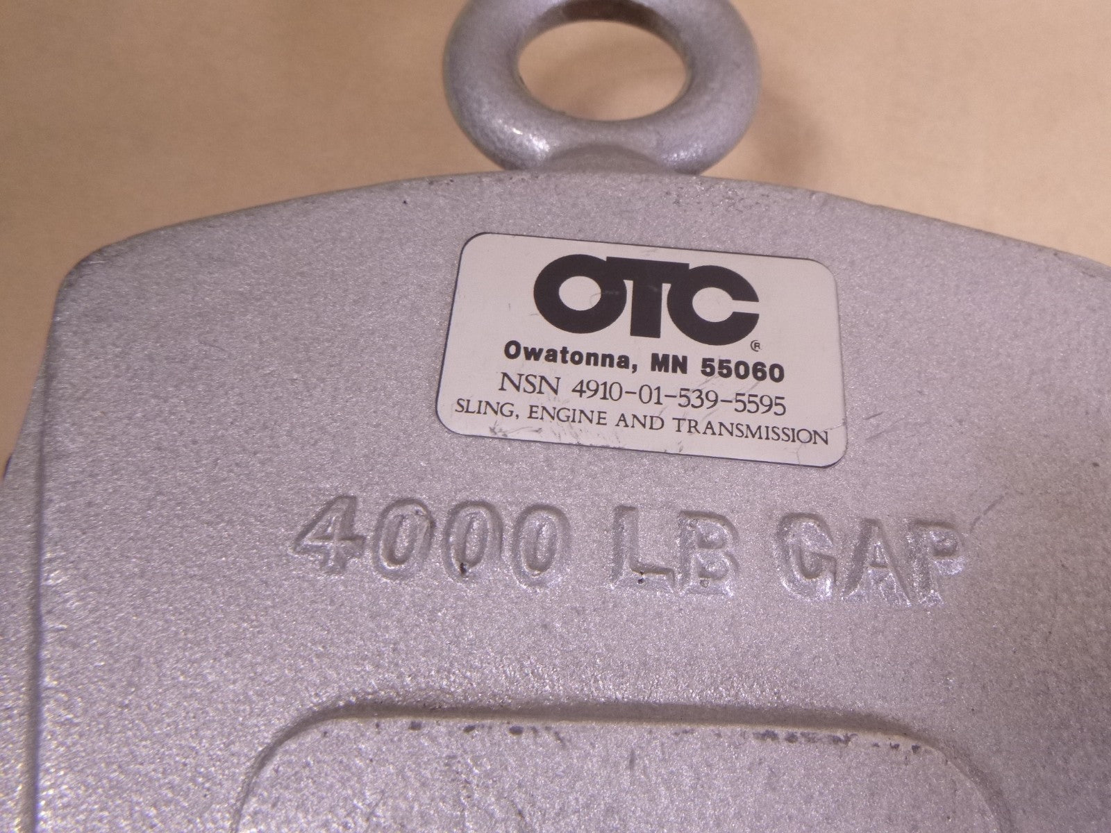 OTC DFP-464 Engine And Transmission Sling Lift Chain , 4,000 Lb. Capacity