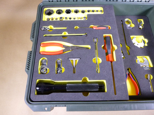 USGI Rare Military 44 Pc. Tool Kit W/ Snap-On, Specialty Tools & Storage Case