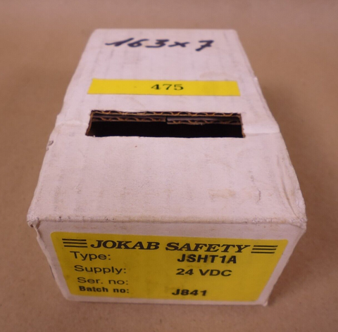 NEW Jokab Safety JSHT1A Safety Relay 24VDC