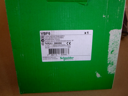 New Schneider Electric VBF6 / 080468 175A 3P Load Break / Disconnect Switch