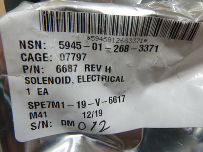 ELECTRICAL SOLENOID FOR BFVS BRADLEY FIGHTING 9380065 6687 , 5945-01-268-3371 | Replacement Truck Parts, Trailer Accessories, Automobile Supplies, Car Parts &amp; Accessories
