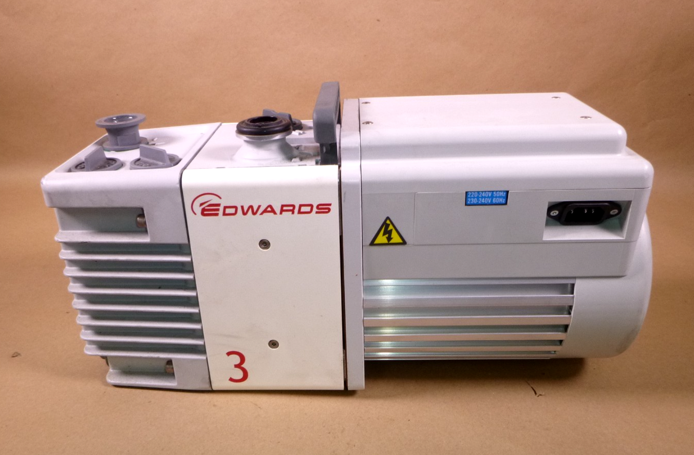 USED Edwards RV3 Rotary Vane Vacuum Pump (Missing The Mounting Base) Single Phase | Industrial Electric Motors, Pumps &amp; Parts